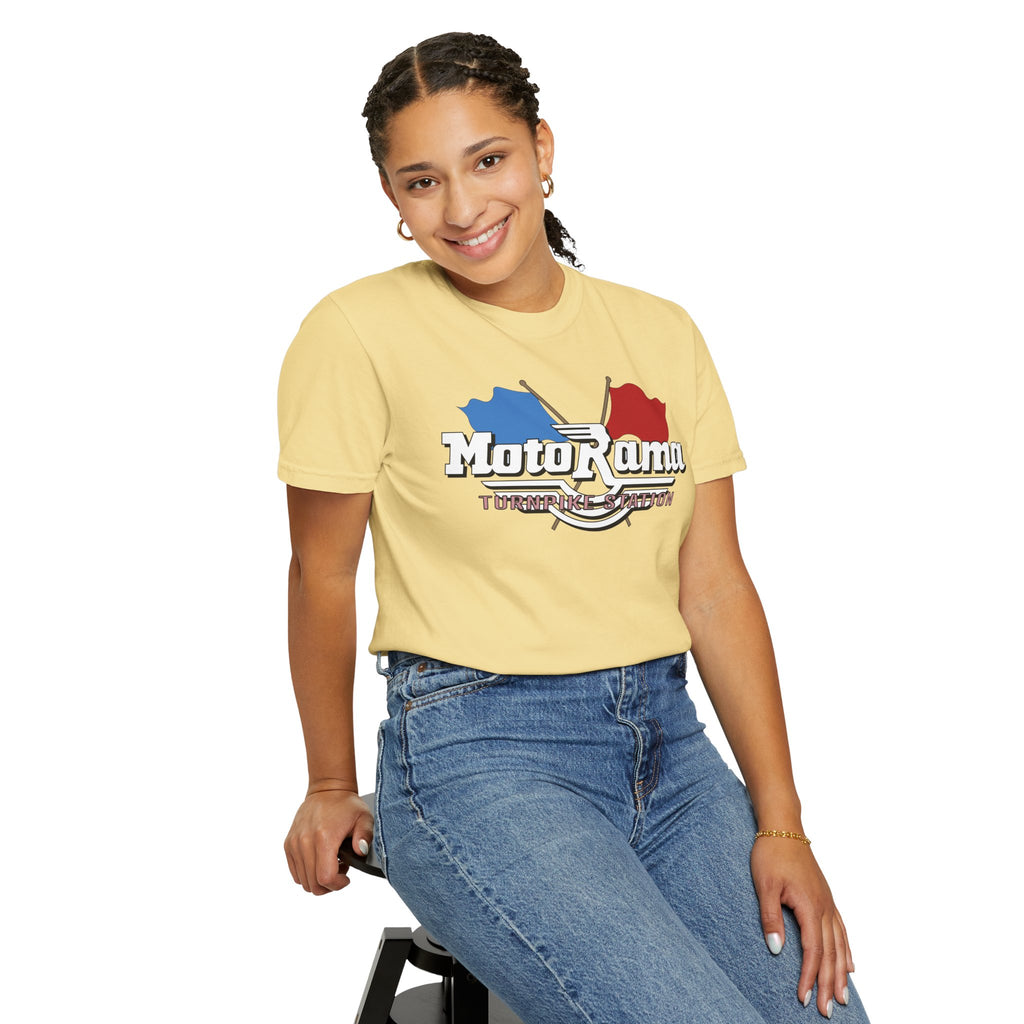 MotoRama Turnpike Ride Retro Unisex Garment-Dyed T-Shirt