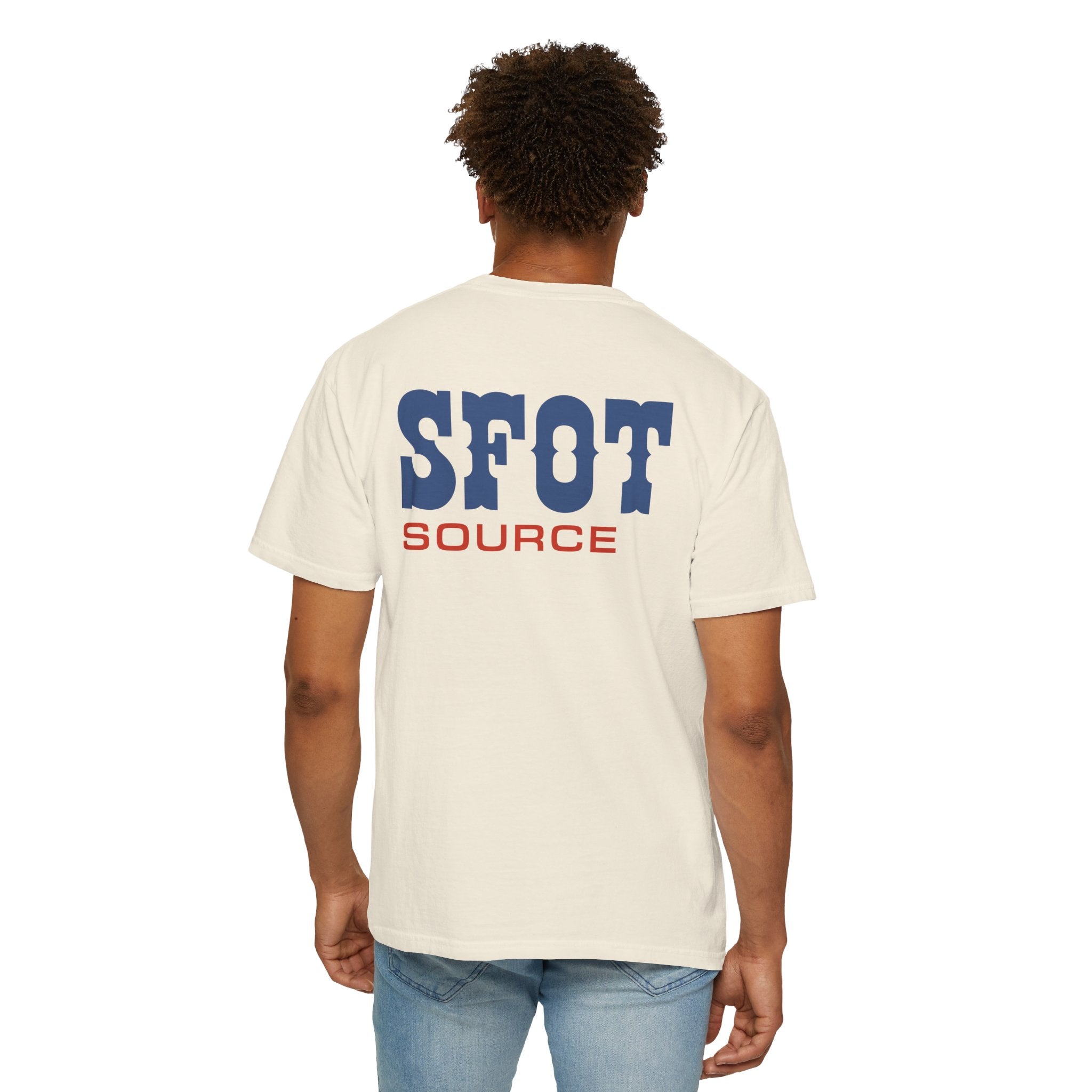 SFOT Source Front/Back Unisex Garment-Dyed T-Shirt