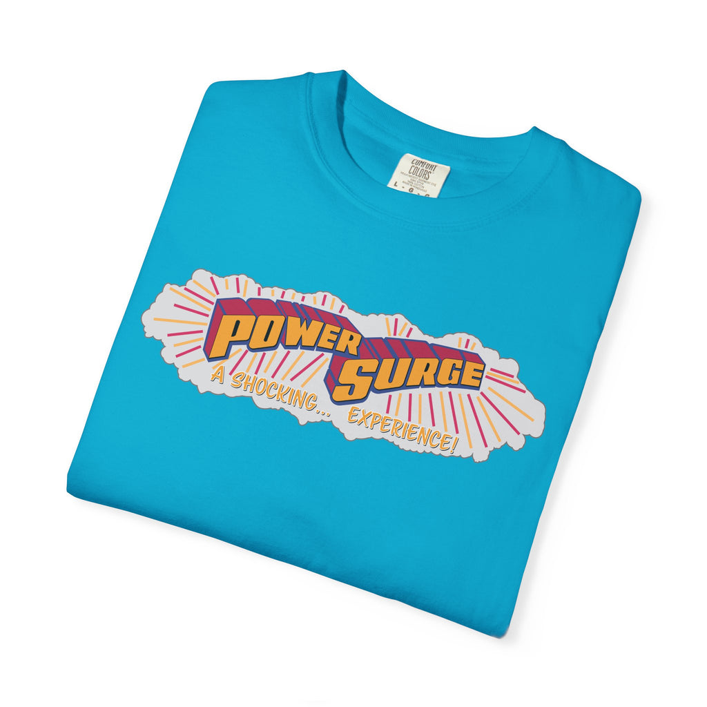 Power Surge Water Ride Retro Unisex Garment-Dyed T-Shirt