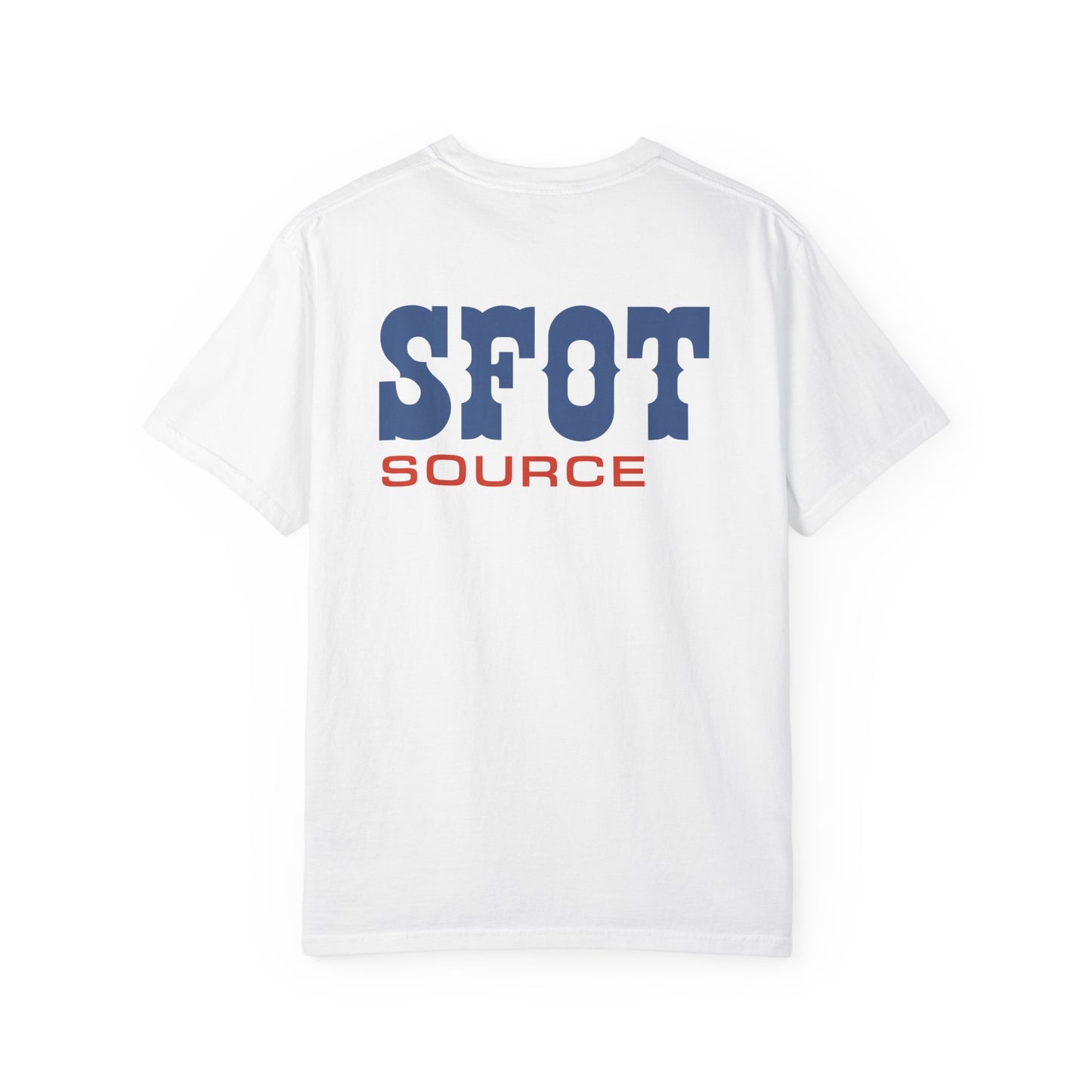 SFOT Source Front/Back Unisex Garment-Dyed T-Shirt