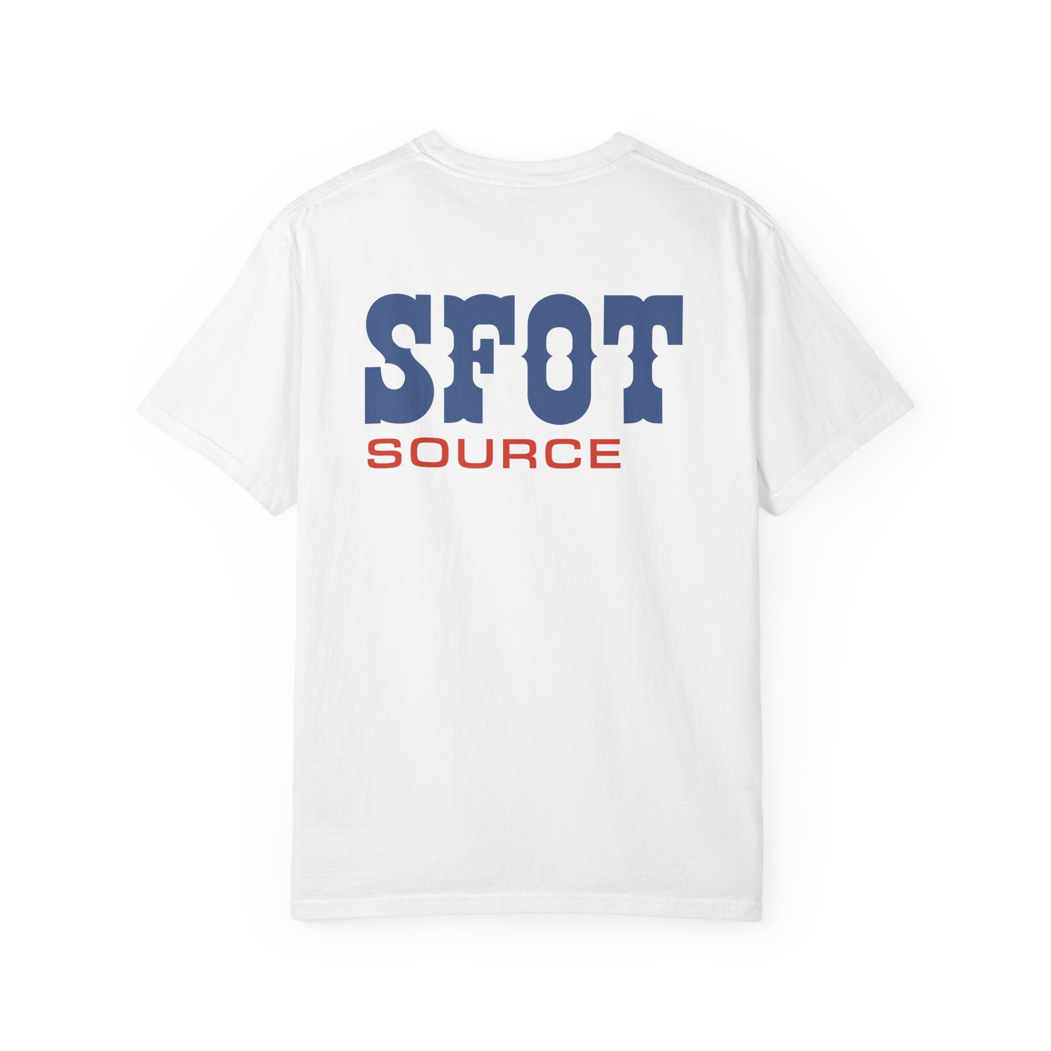 SFOT Source Front/Back Unisex Garment-Dyed T-Shirt