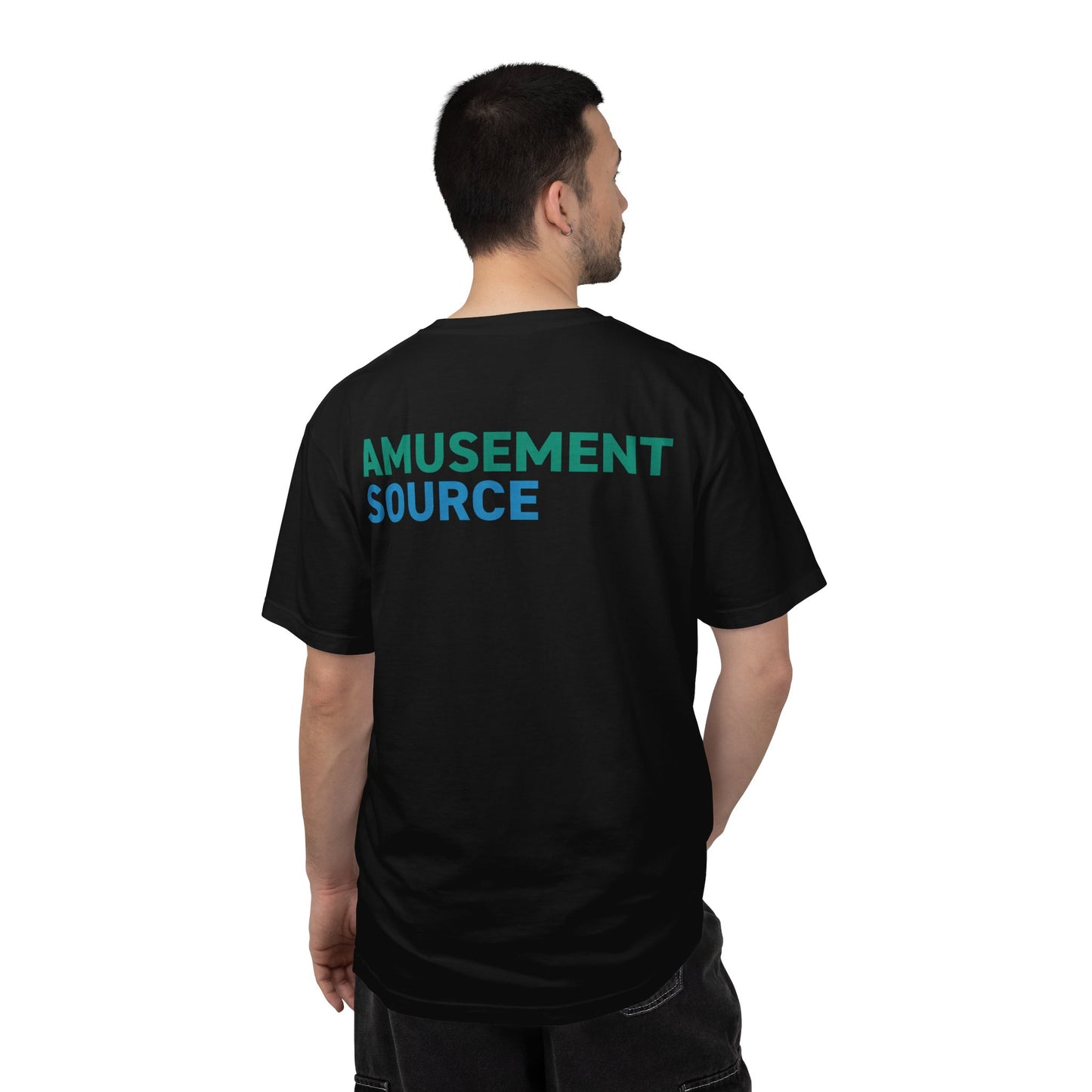 Amusement Source Front/Back Unisex Garment-Dyed T-Shirt