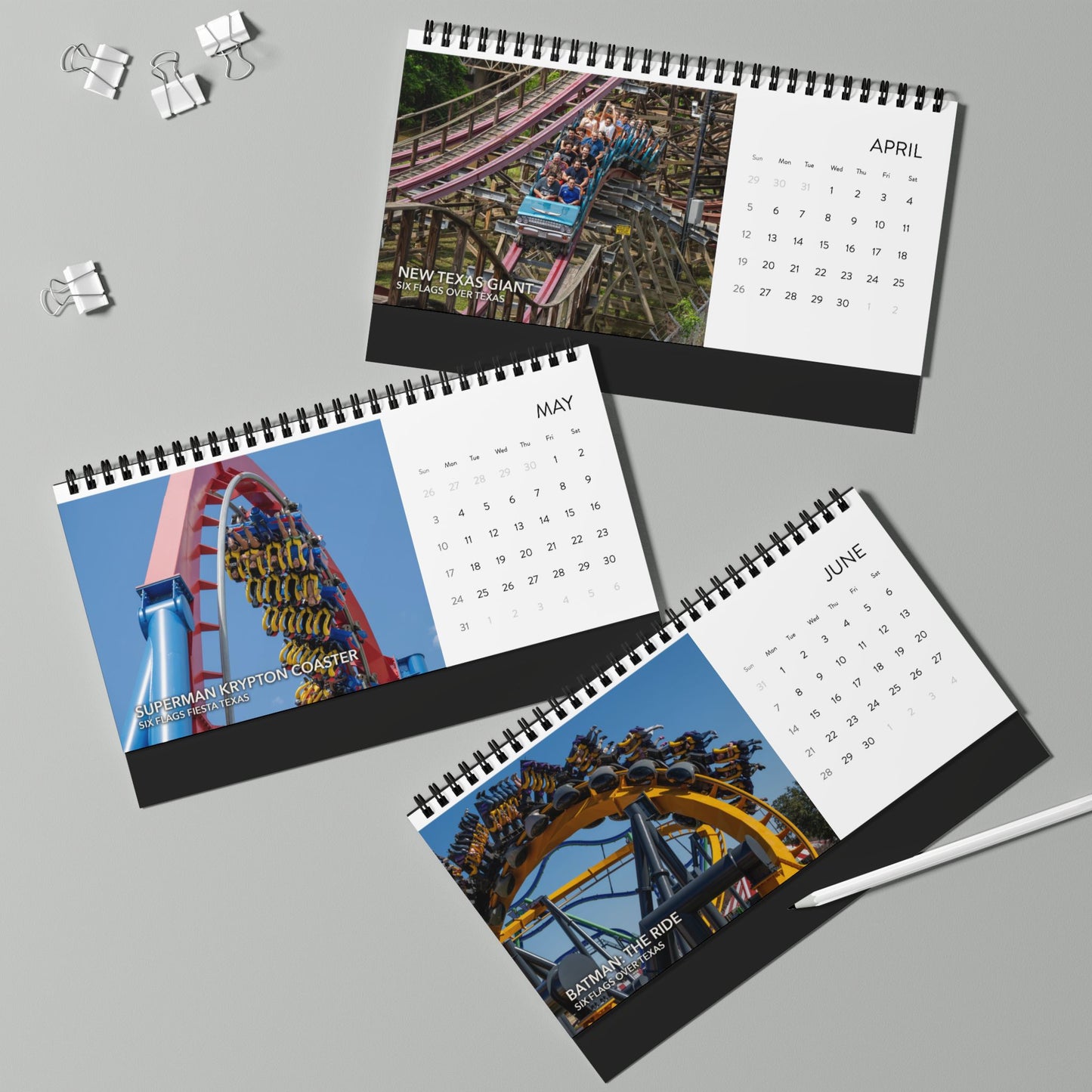 Amusement Source 2026 Desktop Calendar