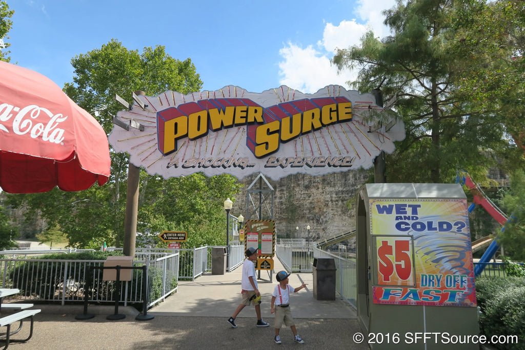 Power Surge Water Ride Retro Cotton Crew Tee