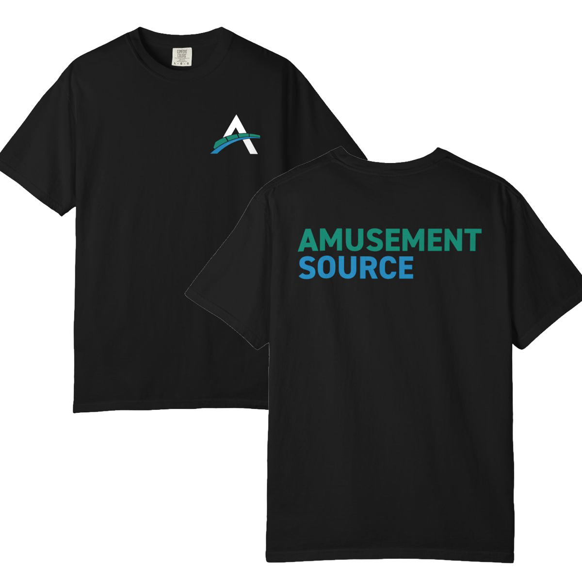 Amusement Source Front/Back Unisex Garment-Dyed T-Shirt