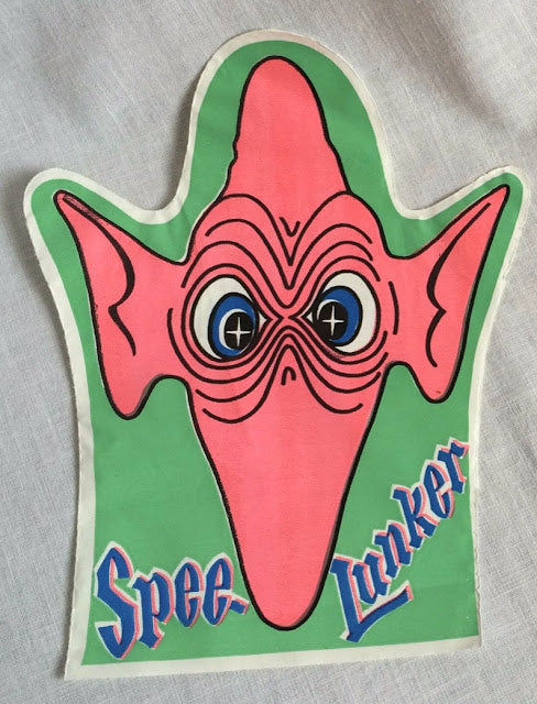 Promotional Speelunker "puppet" handed out by Six Flags Over Texas in the late 1960s.